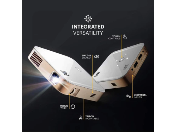 Portable Pico Projector, White — Smart Projector, KODAK