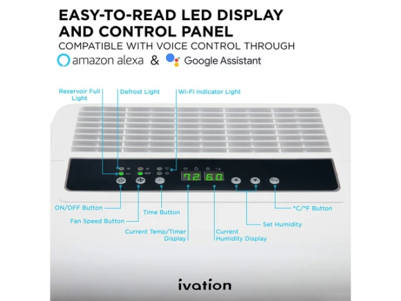 Wi-Fi Dehumidifier — Dehumidifier, Ivation