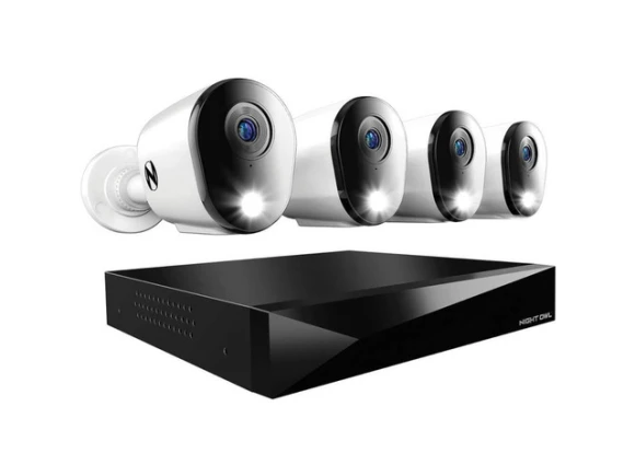 12-Channel 1440p Surveillance System with 1TB DVR — Security Camera, Night Owl