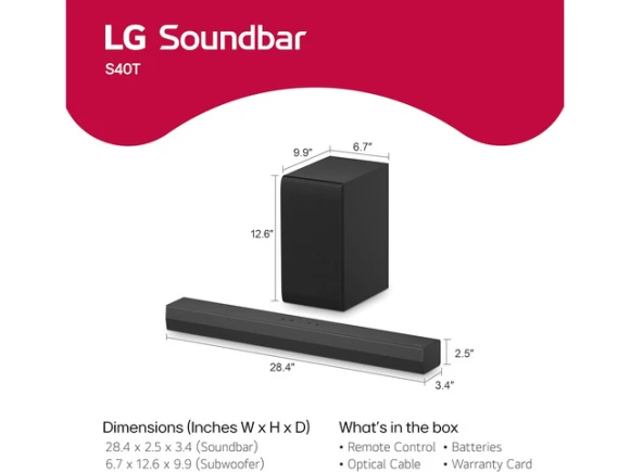 2.1-channel Soundbar — Sound Bar, LG Electronics