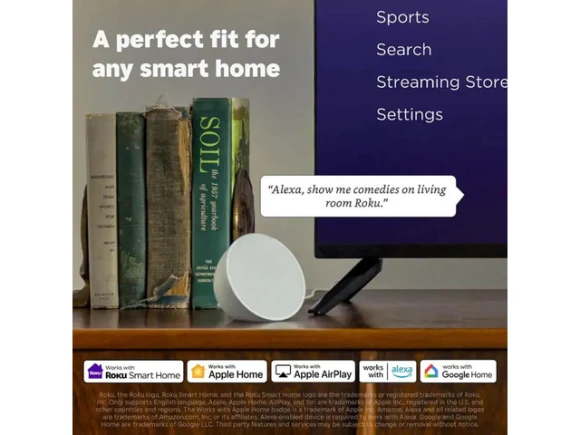 55-inch Class 4K QLED Mini-LED Smart TV — Smart TV, Roku