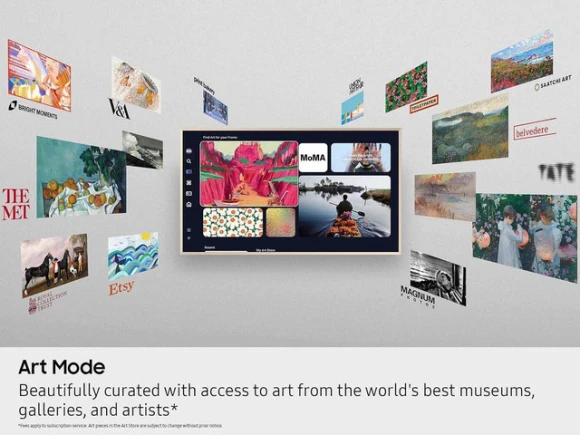 55-Inch The Frame QLED 4K Smart TV — Smart TV, Samsung