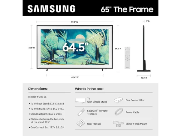 65-Inch Class Smart TV — Smart TV, Samsung