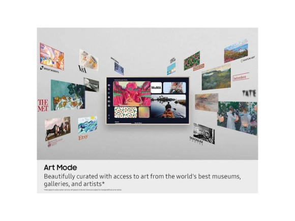 65-Inch QLED 4K Smart TV with Quantum HDR and Art Mode — Smart TV, Samsung