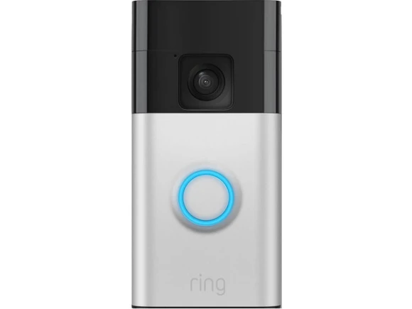 Battery Video Doorbell, Satin Nickel — Video Doorbell, Ring