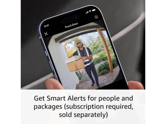 Battery Video Doorbell, Satin Nickel — Video Doorbell, Ring