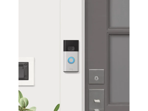 Battery Video Doorbell, Satin Nickel — Video Doorbell, Ring