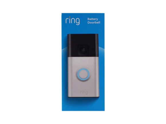 Battery Video Doorbell, Satin Nickel — Video Doorbell, Ring