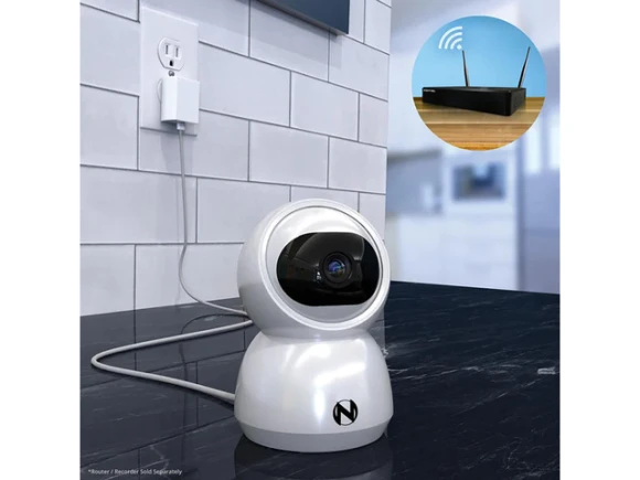 Indoor Wi-Fi Plug-In Tilt Camera — Security Camera, Night Owl Security Products