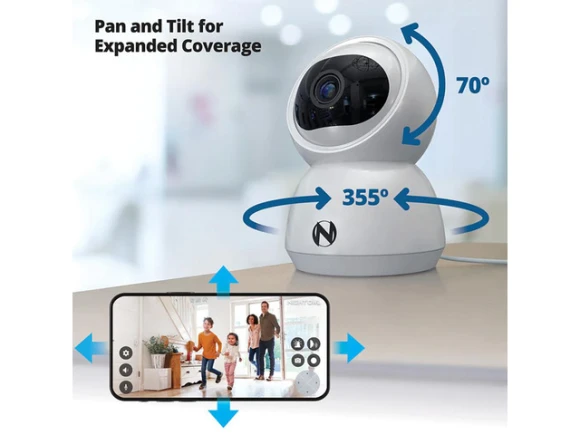 Indoor Wi-Fi Plug-In Tilt Camera — Security Camera, Night Owl Security Products