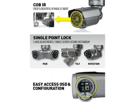 Outdoor Bullet IR Camera — Security Camera, Eyemax