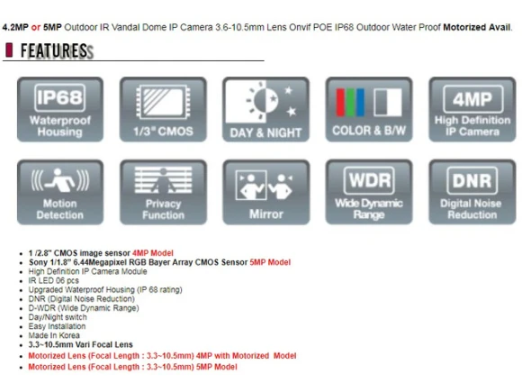 Outdoor IP Camera — Security Camera, Eyemax