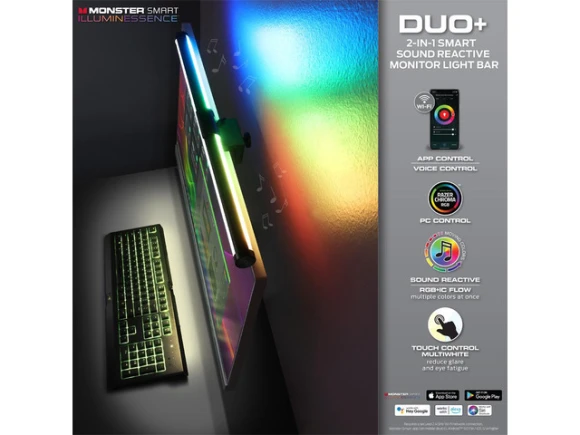 Smart Light Bar Duo+ — Smart Lamps, MONSTER