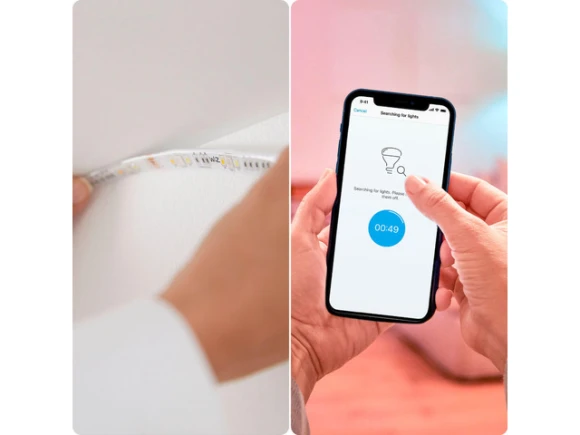 Smart Light Strip Starter Kit — LED Strip Lights, WiZ