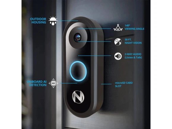 Wired Video Doorbell — Video Doorbell, Night Owl