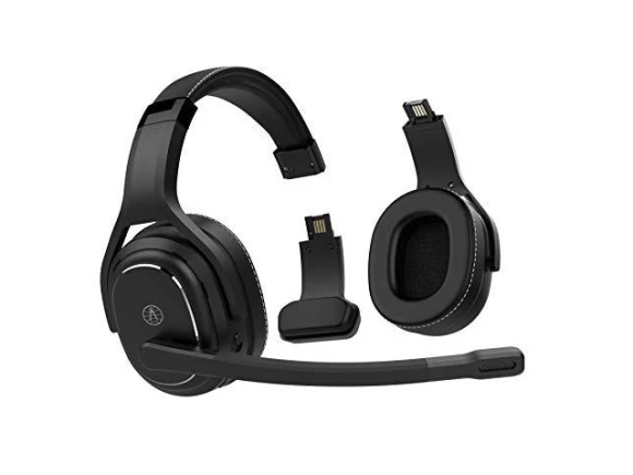 2-in-1 Wireless Headset with Noise Cancellation — Wireless Earbuds, Rand McNally