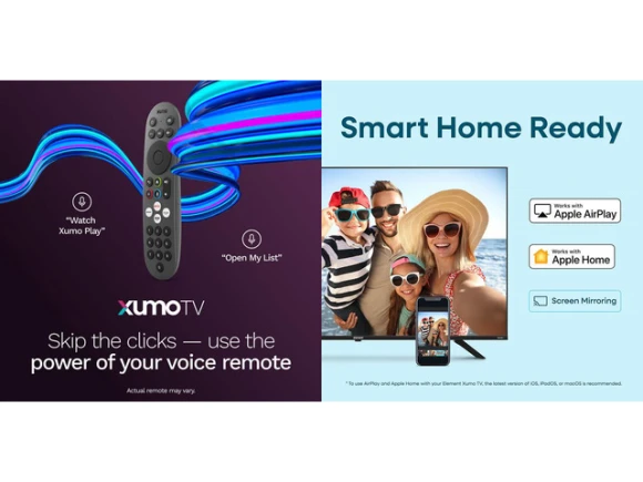 43-inch Class 4K UHD HDR LED Smart Xumo TV — Smart TV, ELEMENT