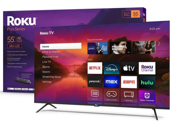 55-inch Smart TV — Smart TV, Roku