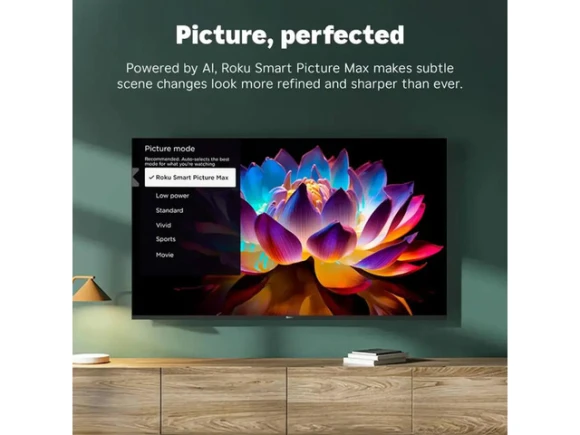 75-inch Class 4K QLED Mini-LED Smart TV — Smart TV, Roku