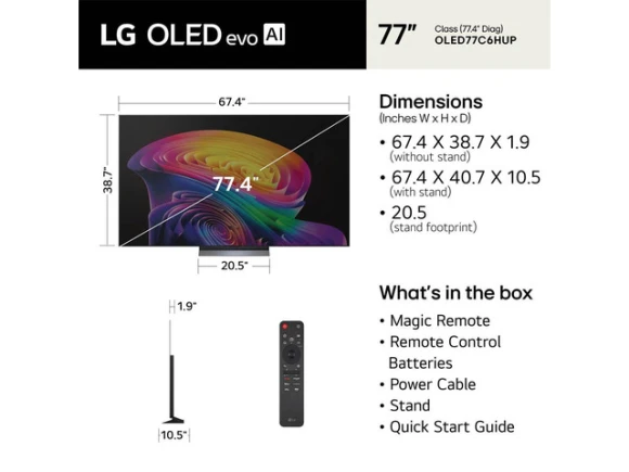 77-inch 4K OLED Smart TV — Smart TV, LG Electronics