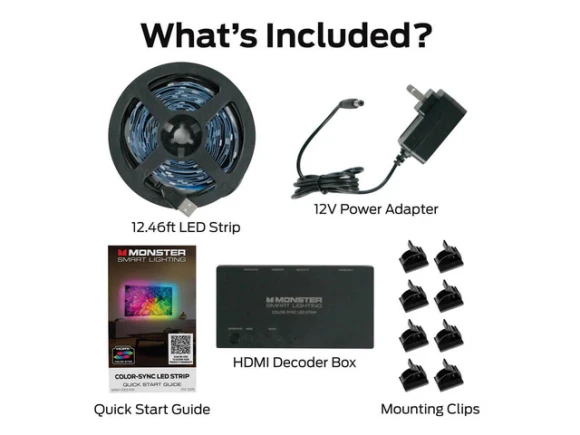 HDMI Color-Sync LED Strip Light — LED Strip Lights, MONSTER