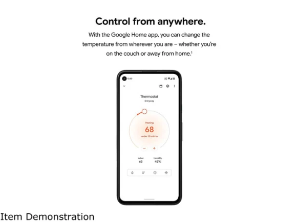 Nest Thermostat — Smart Thermostat, Google