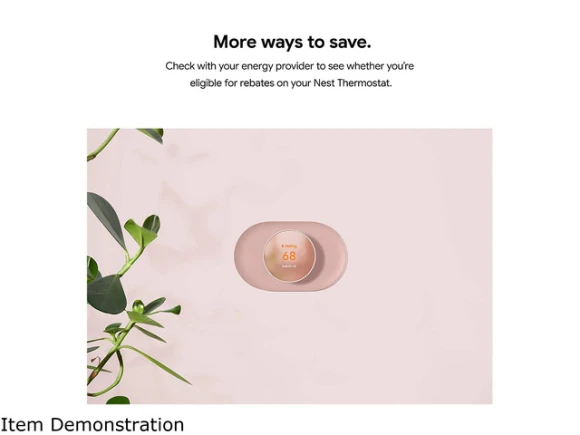 Nest Thermostat — Smart Thermostat, Google