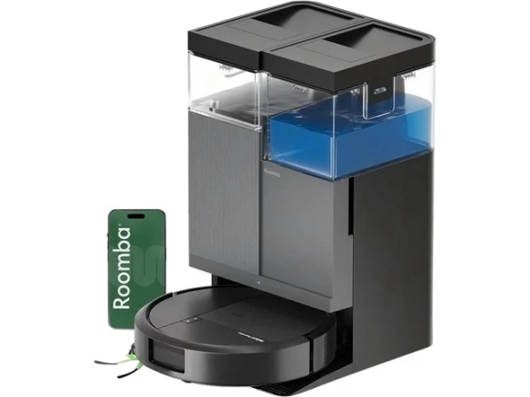 Robot Vacuum and Mop Combo with AutoWash Dock — Robot Vacuum, iRobot