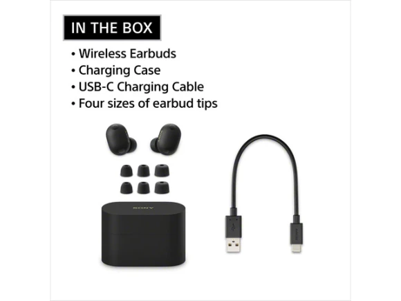 Truly Wireless Noise-Cancelling Earbuds — Wireless Earbuds, Sony