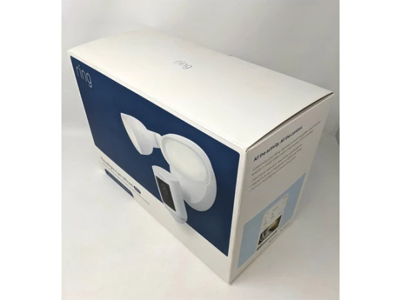 White Floodlight Camera, Wired Pro — Security Camera, Ring
