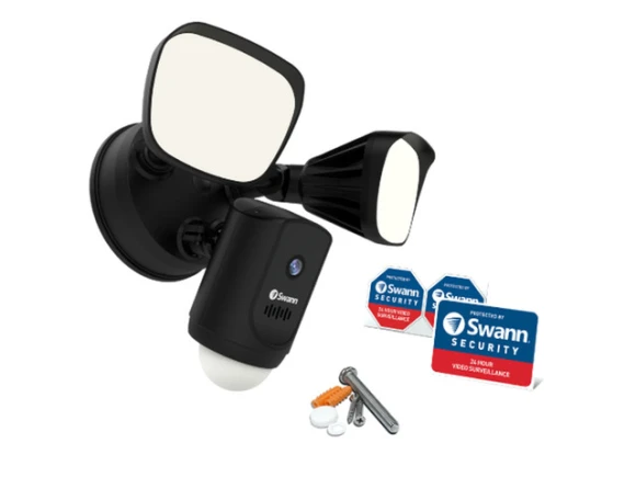 Wi-Fi Floodlight Security Camera — Security Camera, Swann