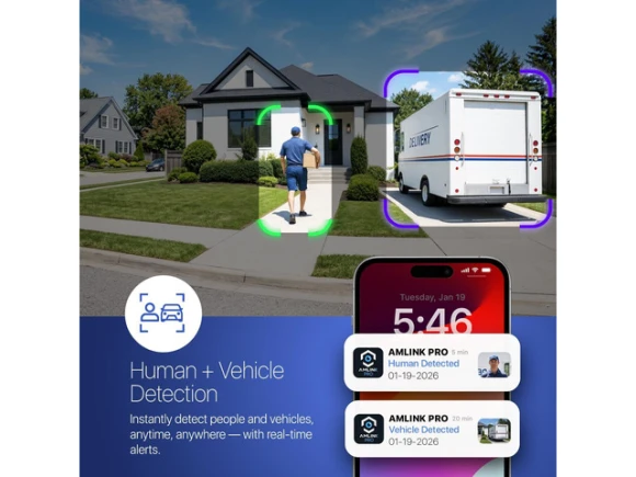 4K/8MP IP PoE Surveillance Camera — Security Camera, AMLINK