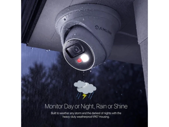 4K/8MP IP PoE Surveillance Camera — Security Camera, AMLINK