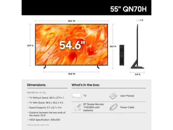 55-inch Neo QLED Mini LED Smart TV — Smart TV, Samsung