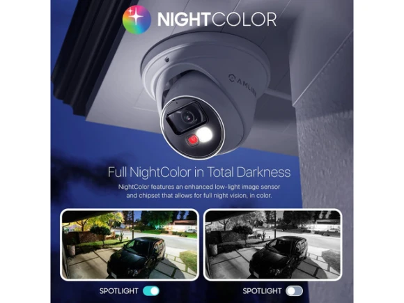 5MP Security IP PoE Turret Camera — Security Camera, AMLINK