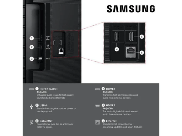 65-inch Smart TV — Smart TV, Samsung
