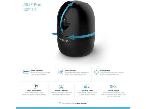 Indoor WiFi Camera — Security Camera, Amcrest