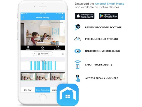 Indoor WiFi Camera — Security Camera, Amcrest