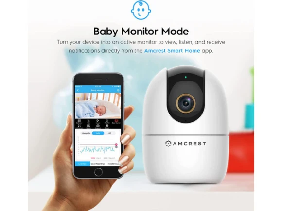 Indoor WiFi Camera — Baby Monitor, Amcrest