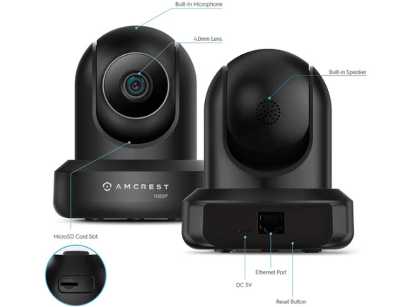 Indoor WiFi Home Security Camera — Security Camera, Amcrest
