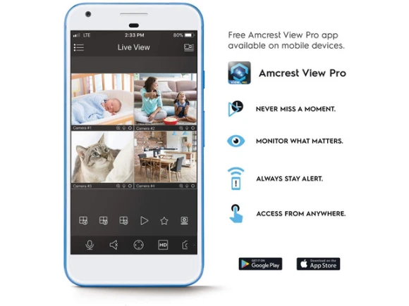 Indoor WiFi Home Security Camera — Security Camera, Amcrest