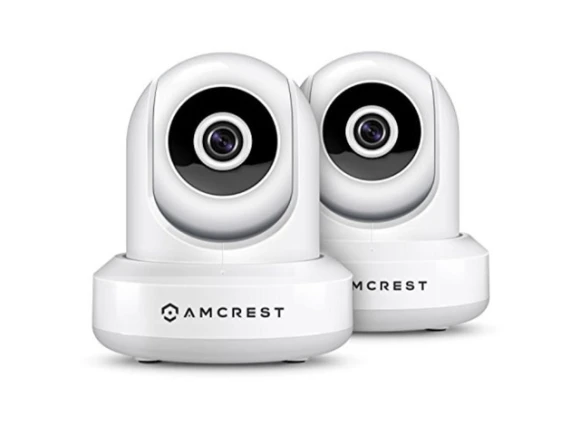 Indoor WiFi Pan/Tilt Security Camera, 2-Pack — Security Camera, Amcrest