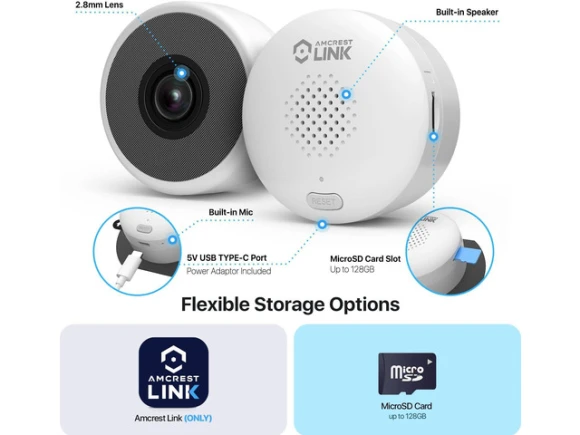 Indoor Window Camera — Security Camera, Amcrest