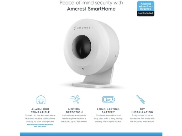 PIR Motion Detector — Motion Sensor, Amcrest