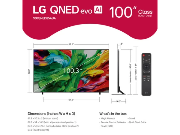 100-Inch Class QNED evo Smart TV — Smart TV, LG Electronics