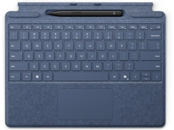 Keyboard and Stylus Bundle, Sapphire — Bluetooth Keyboard, Microsoft
