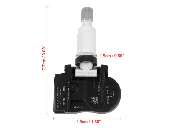 Tire Pressure Monitoring System Sensor, 4 Pieces — TPMS, Unique Bargains