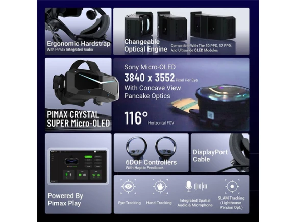 Virtual reality headset — VR Headsets, Pimax
