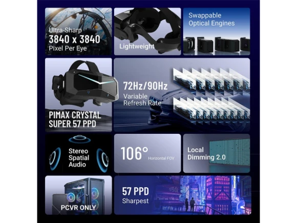 Virtual reality headset — VR Headsets, Pimax