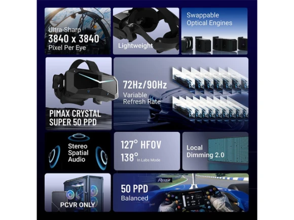Virtual reality headset — VR Headsets, Pimax